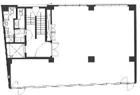 サンブリヂ小川町ビルの基準階図面