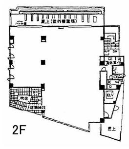 HAGIWARA BLDG 1ビルの基準階図面