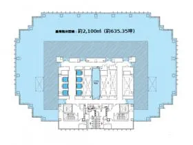 コモレ四谷(YOTSUYA TOWER(四谷タワー)の基準階図面