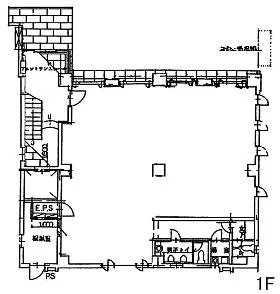 赤坂中西ビル別館の基準階図面