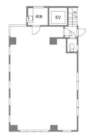 第2久保ビルの基準階図面