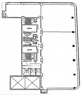 ウエインズ&イッセイ横浜ビルの基準階図面