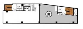 町田森野一丁目ビル(旧:渋谷商工森野ビル)の基準階図面