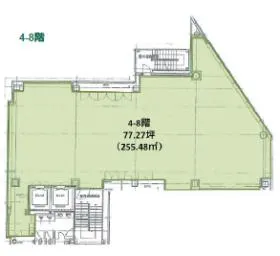 ヒューリック神田須田町ビルの基準階図面