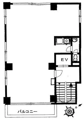 ネオ寺島ビルの基準階図面