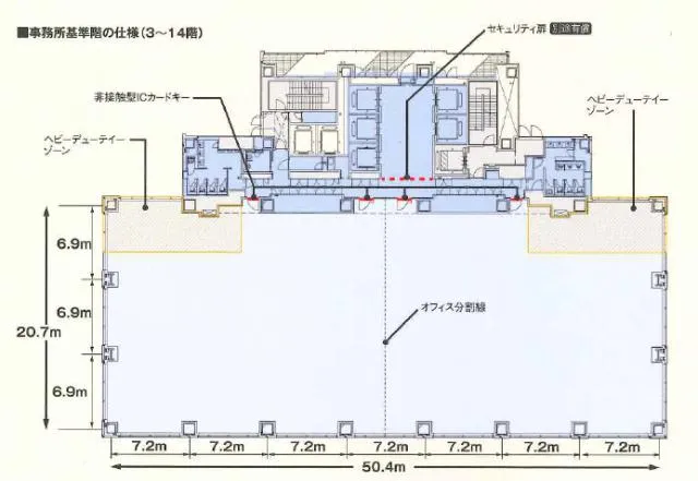 Shinagawa HEARTビル 7F 337.03坪（1114.14m<sup>2</sup>） 図面