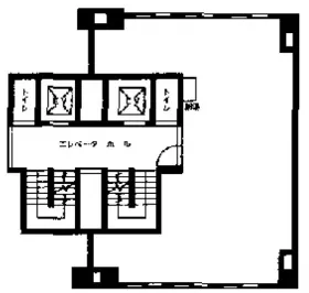 東栄八重洲(旧ます美)ビルの基準階図面