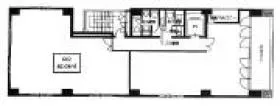 大和本町ビルの基準階図面