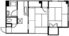 赤塚ビルの基準階図面