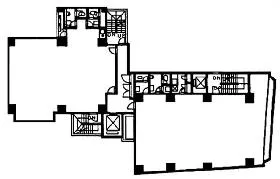 半蔵門村山ビルの基準階図面