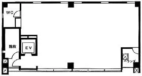 押谷ビルの基準階図面
