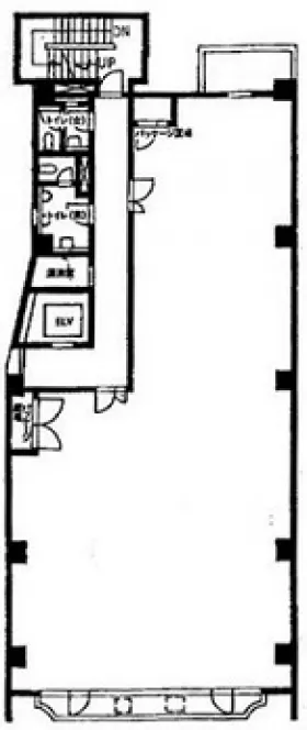 ナリコマHD新宿ビル(旧日南貿易ビル)の基準階図面