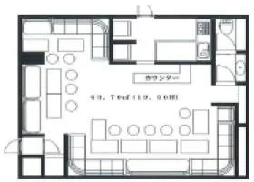 セゾン壱番館ビルの基準階図面