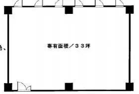 高島平スカイプラザビルの基準階図面