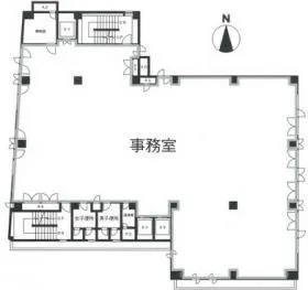 松村ビルの基準階図面