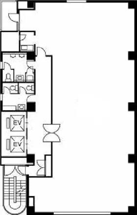 新秋葉原ビルの基準階図面