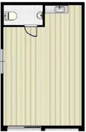 日野荘ビルの基準階図面