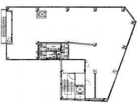 ザ・パークレックス日本橋浜町ビルの基準階図面