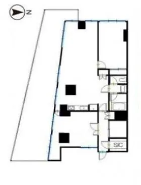第7宮延マンションの基準階図面