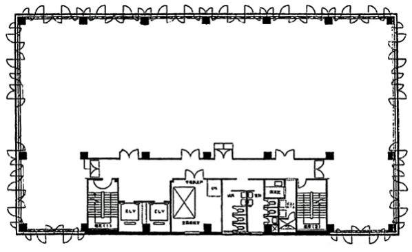 港南パークビル 2F 121.19坪（400.62m<sup>2</sup>） 図面
