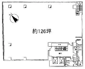 田中田村町ビルの基準階図面