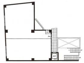 エリンデール神宮前ビルの基準階図面