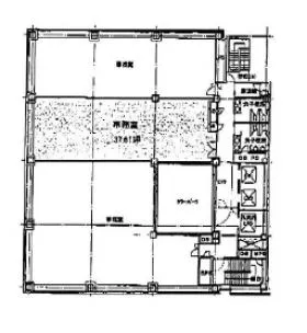 三宮センチュリービルの基準階図面