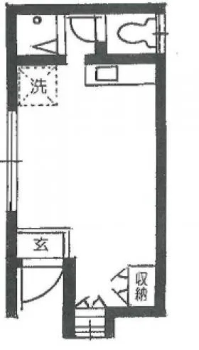 中野ハイツビルの基準階図面
