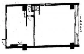 双葉クラウンハイツビルの基準階図面