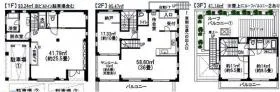 三田ビル1-3Fビルの基準階図面