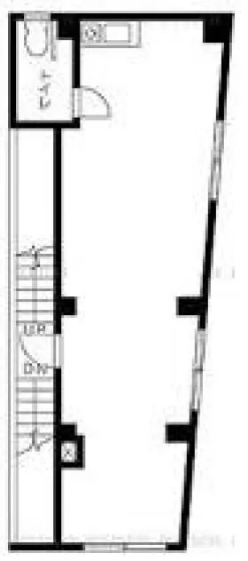 プラティーノ新宿御苑ビルの基準階図面