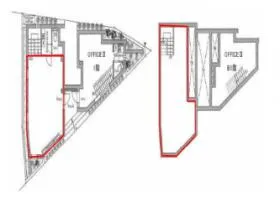 LAPiS恵比寿ビルの基準階図面