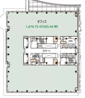 品川シーサイドパークタワーの基準階図面