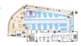 レンタルオフィス青山(スプライン青山東急ビル)の基準階図面
