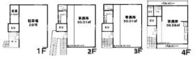 REB原宿ビルの基準階図面