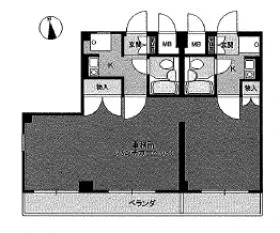 ハイコーポ大久保ビルの基準階図面