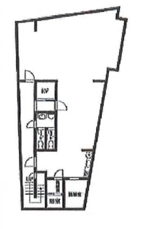 上原3丁目Mビルの基準階図面