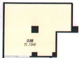 K2ビル店舗ビルの基準階図面