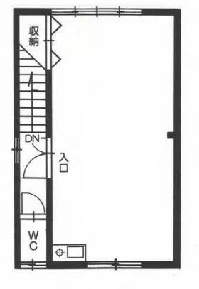 3丁目中村ビルの基準階図面