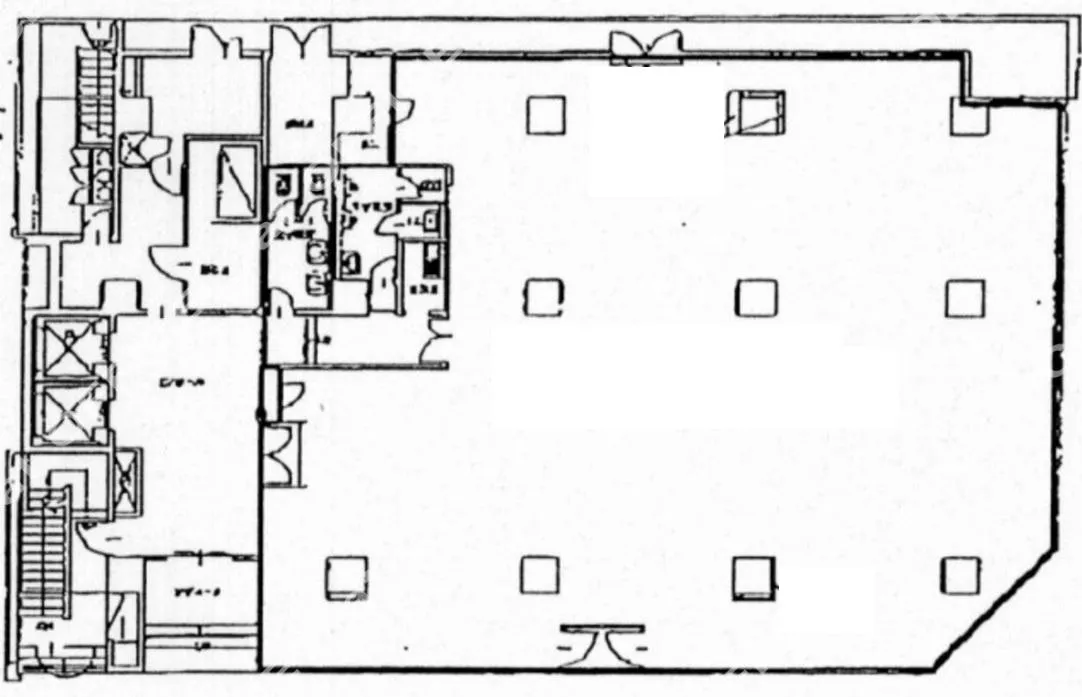 Cocoro Gotanda Bldg(旧五反田KY)ビル 6F 120.59坪（398.64m<sup>2</sup>） 図面
