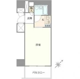 トーシンハイム新宿ビルの基準階図面