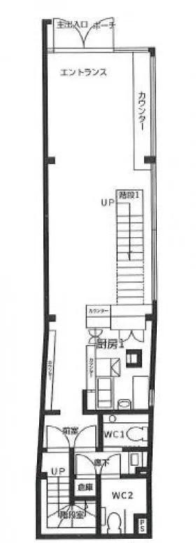 CAFE634ビルの基準階図面