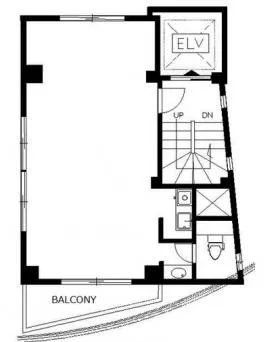 鶯谷北野ビルの基準階図面