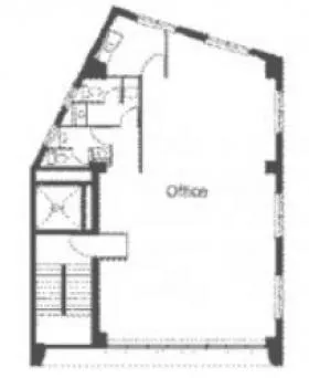 加賀屋北口ビルの基準階図面
