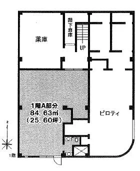 KCV(国分寺クリニックヴィレッジ)ビルの基準階図面