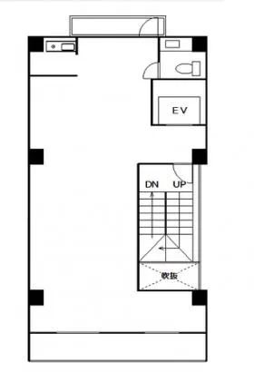 竜王ビルの基準階図面