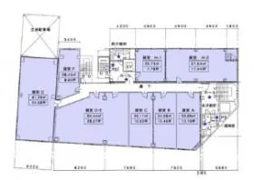 第3ウエノヤビルの基準階図面