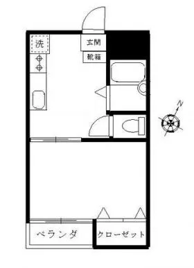 柳川ビルの基準階図面