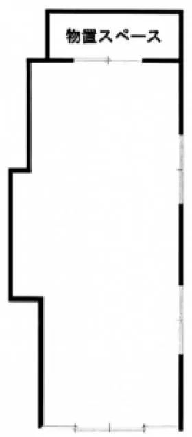 西神田牧ビルの基準階図面