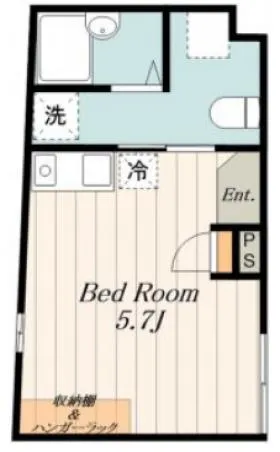 アイオン渋谷本町ビルの基準階図面